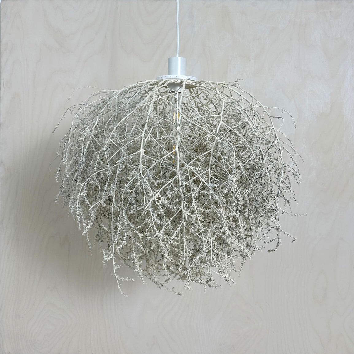 Texas Tumbleweed Pendant - White