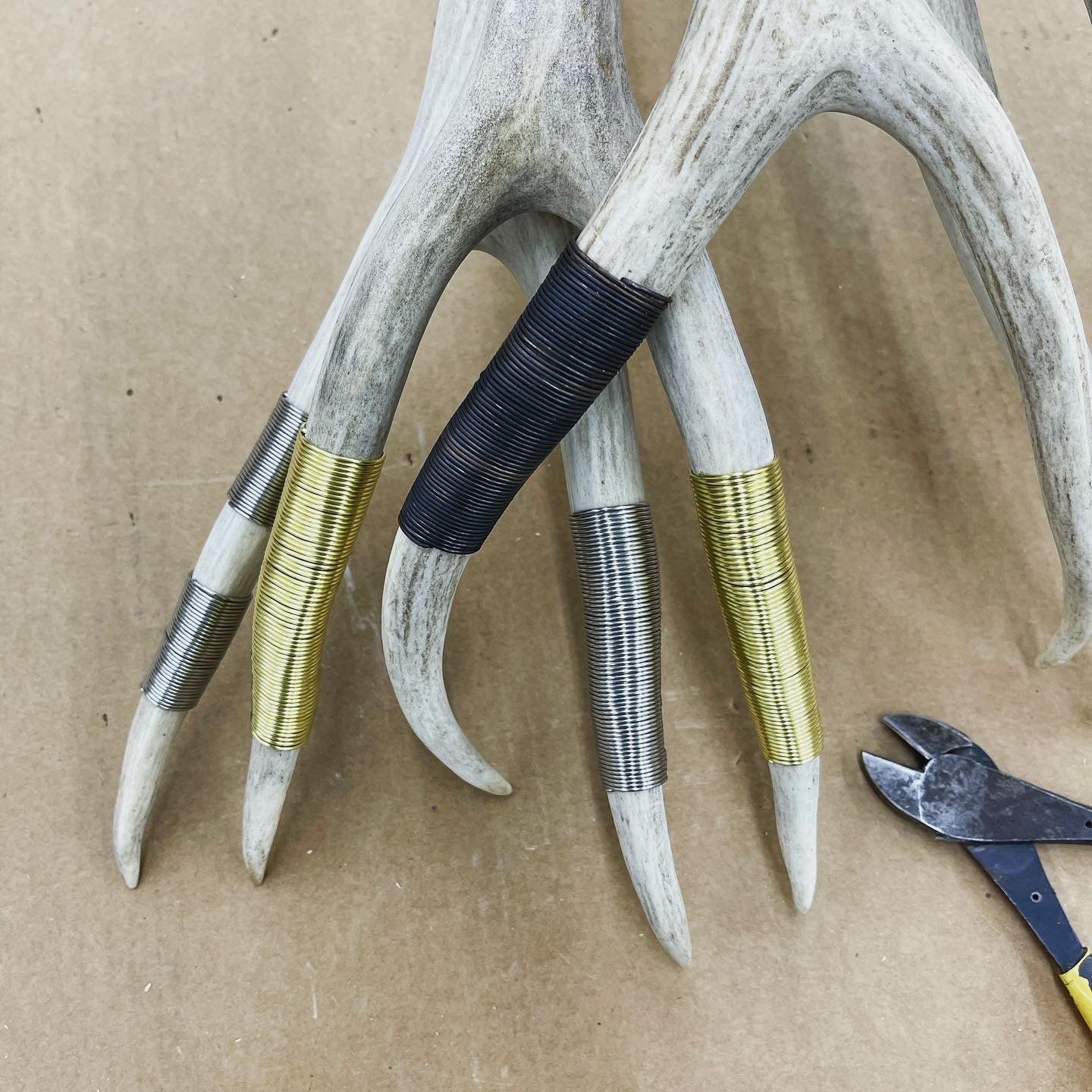 Antler Accent - Wire Wrapped