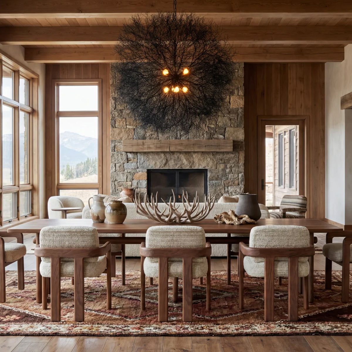 Tumbleweed Chandelier - Black