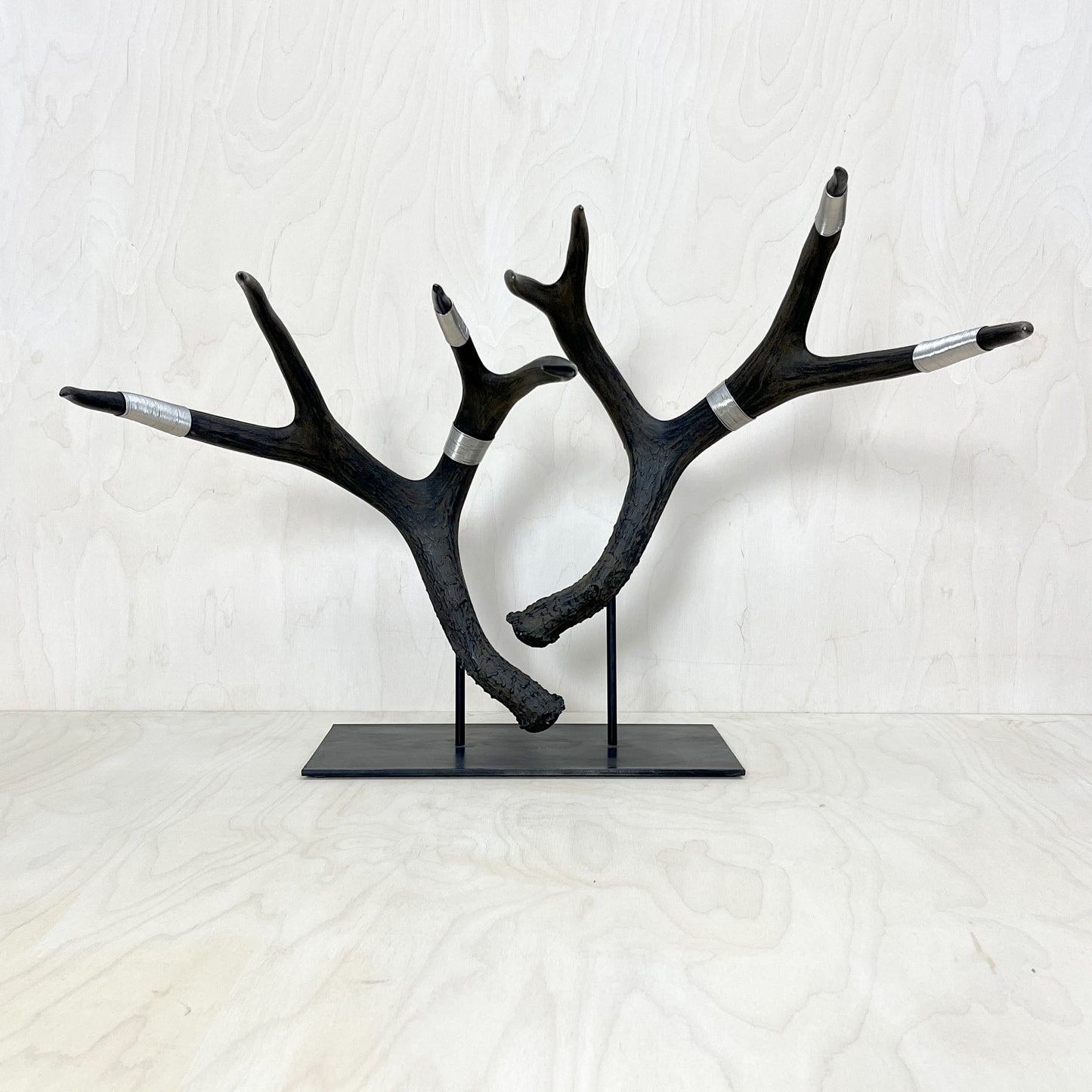 Deer Antler Stand - Wire Wrapped