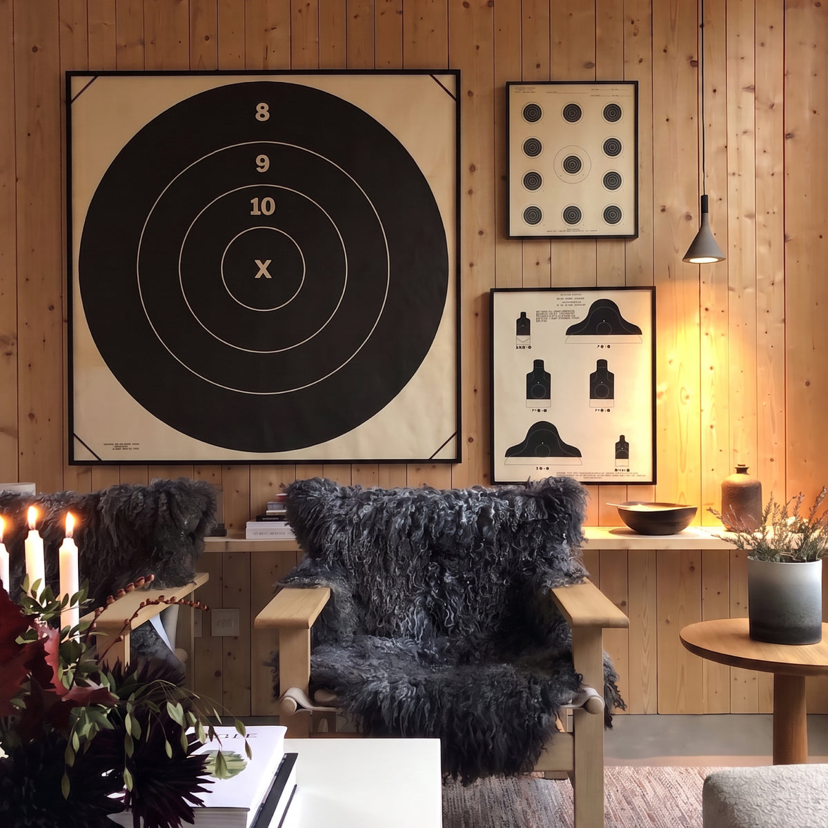 Vintage Army Target - Medium