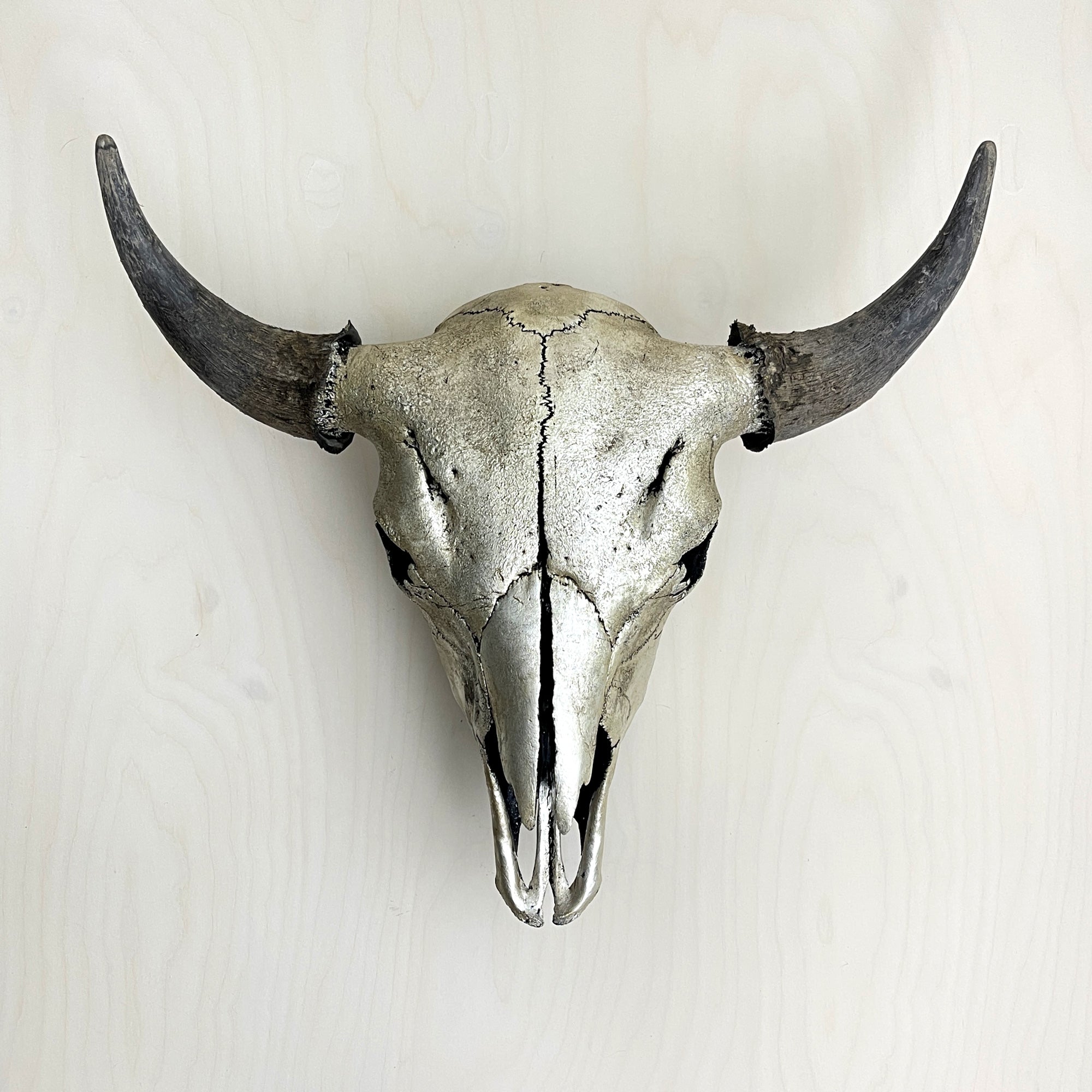 Bison Skull - Gilded Head – Farmhaus + Co