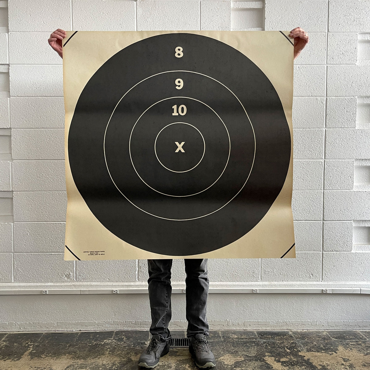 Bad Target Vintage Shooting Targets Bad Guy Vintage Shooting Range Target